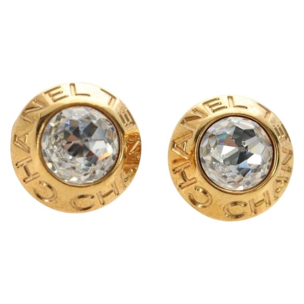 Chanel CC Earring Gold